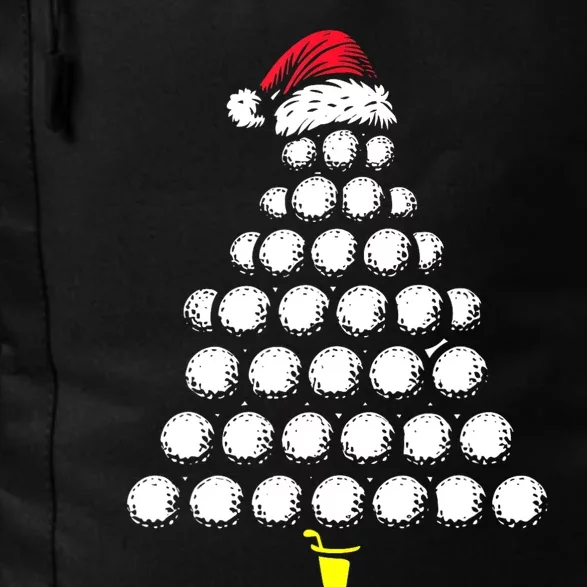 Golf Balls Christmas Tree Xmas Golfing Golfer Christmas Golf Daily Commute Backpack