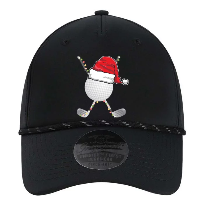 Golf Ball Christmas Santa Hat Funny Xmas Golfer Pajama Gift Performance The Dyno Cap