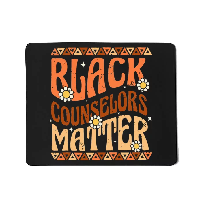 groovy Black Counselors Matter Black History Mousepad