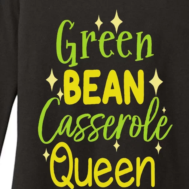 Green Bean Casserole Queen Womens CVC Long Sleeve Shirt