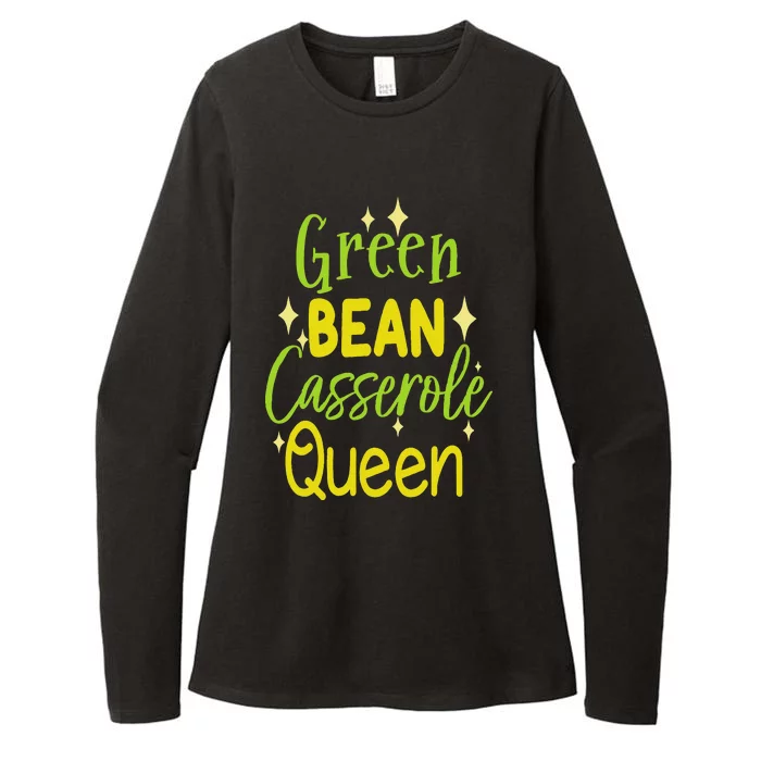 Green Bean Casserole Queen Womens CVC Long Sleeve Shirt