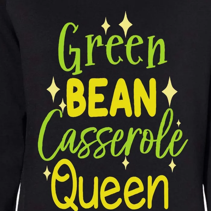 Green Bean Casserole Queen Womens California Wash Sweatshirt