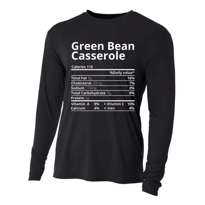 Green Bean Casserole Nutrition Facts Thanksgiving Christmas Cooling Performance Long Sleeve Crew