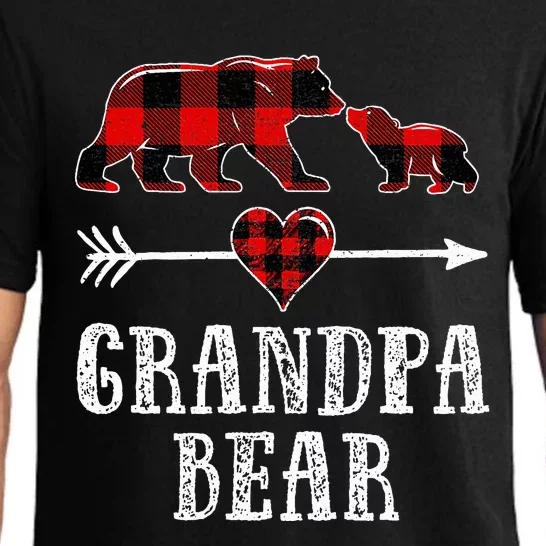 Grandpa Bear Christmas Grandpa Bear Plaid Pajama Pajama Set