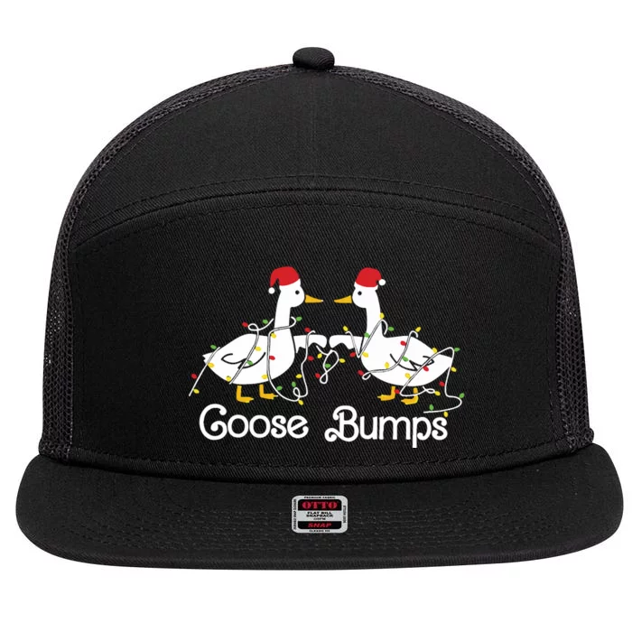 Goose Bumps Christmas 7 Panel Mesh Trucker Snapback Hat