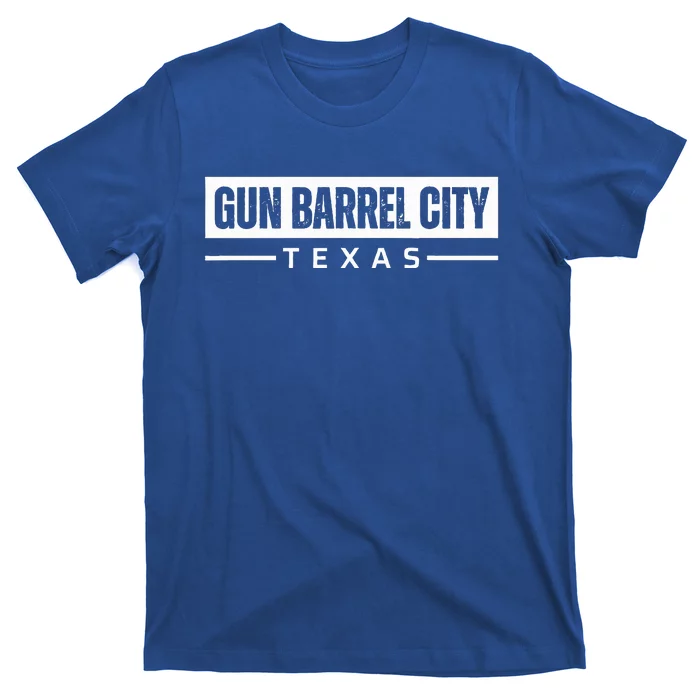 Gun Barrel City Texas Vintage Retro Souvenirs T-Shirt