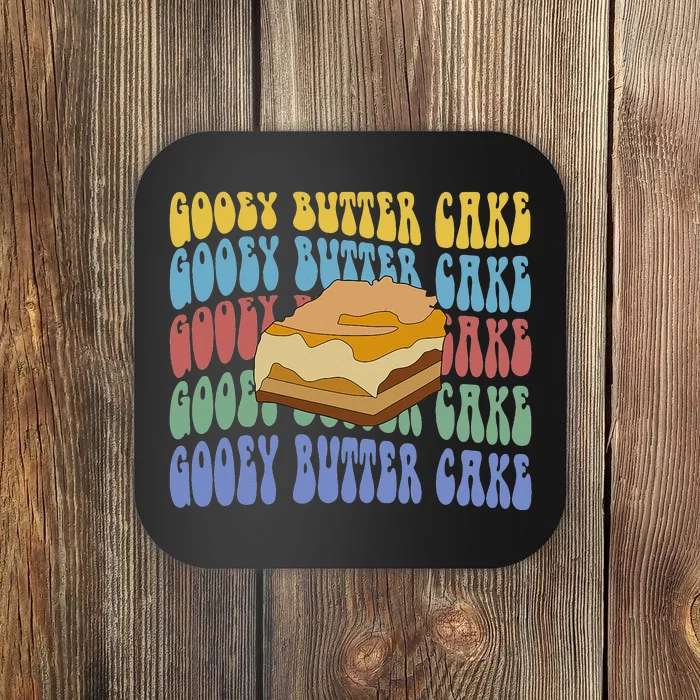 Gooey Butter Cake St. Louis Food Cuisine Coaster