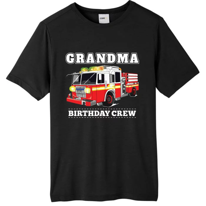 Grandma Birthday Crew Fire Truck Firefighter Fireman Party ChromaSoft Performance T-Shirt