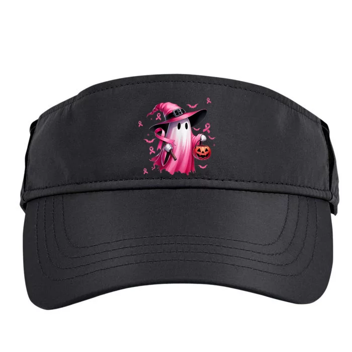 Ghosts Breast Cancer Awareness Retro In October Adult Drive Performance Visor