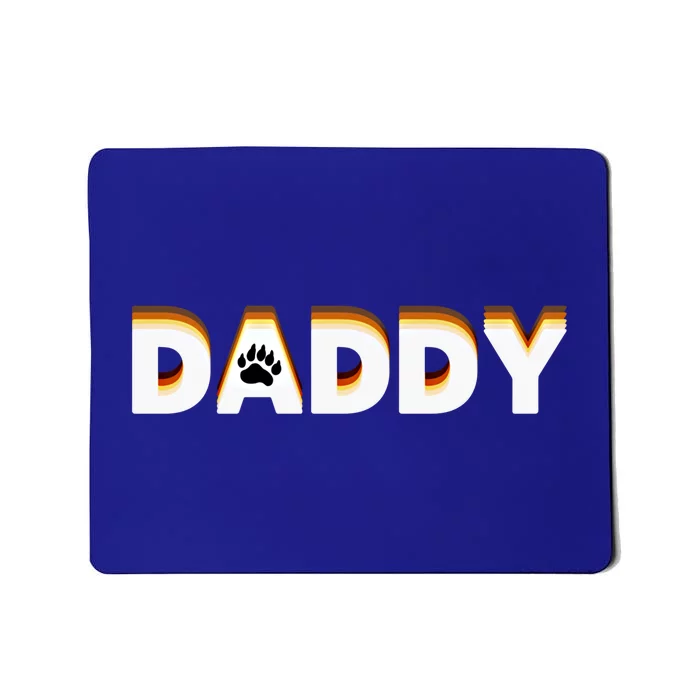 Gay Bear Daddy Design With Bear Pride Flag Gay Daddy Gift Mousepad