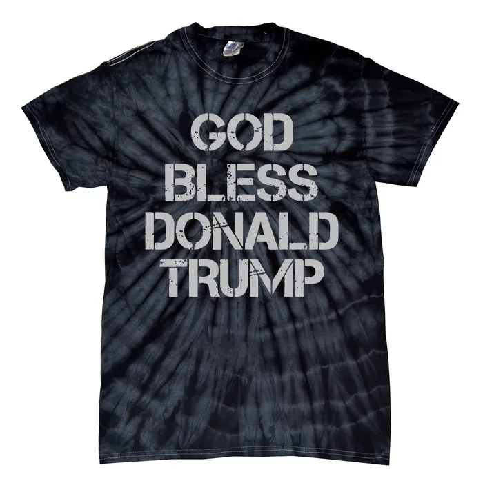 God Bless Donald Trump Tie-Dye T-Shirt