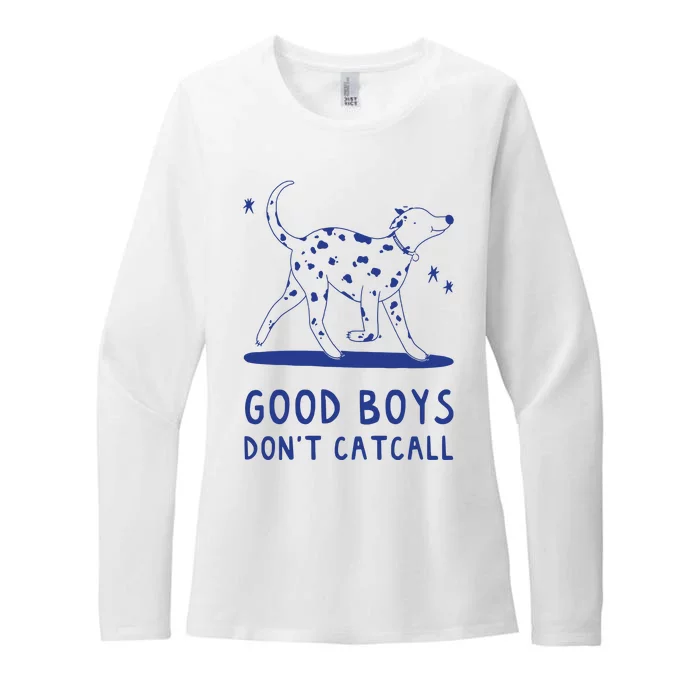 Good Boy Dont Catcall Womens CVC Long Sleeve Shirt