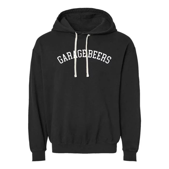 Garage Beers Dad Mode Garment-Dyed Fleece Hoodie