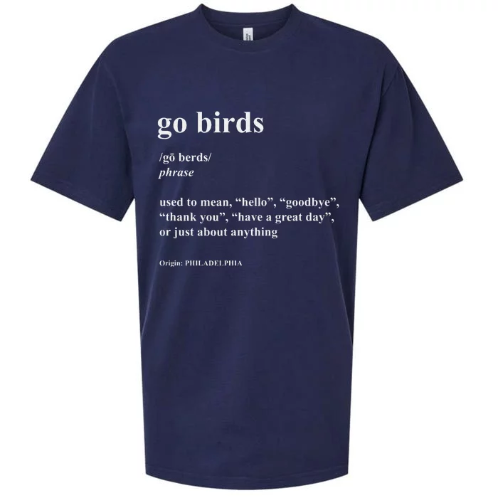 Go Birds Definition Philadelphia Football Sueded Cloud Jersey T-Shirt