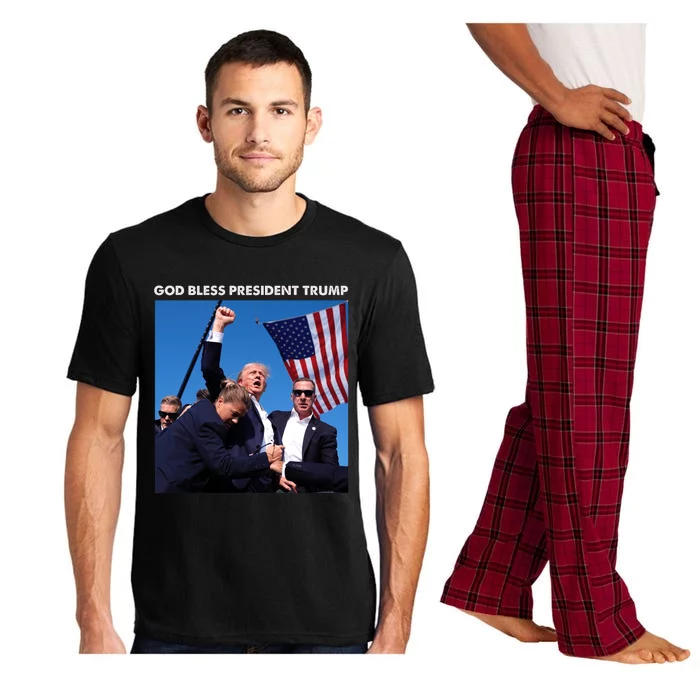 God Bless Donald Trump Survived Shot At Election Rally Pajama Set