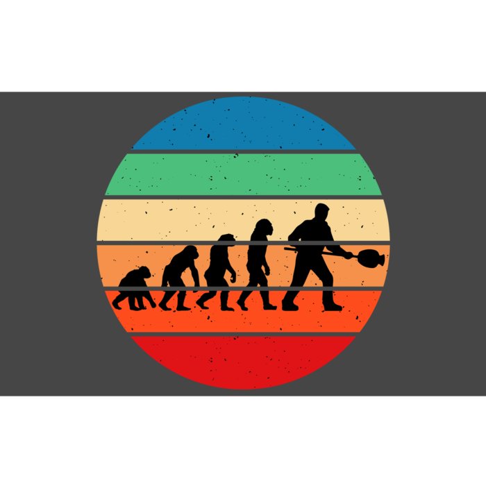 Glass Blowing Evolution Retro Bumper Sticker