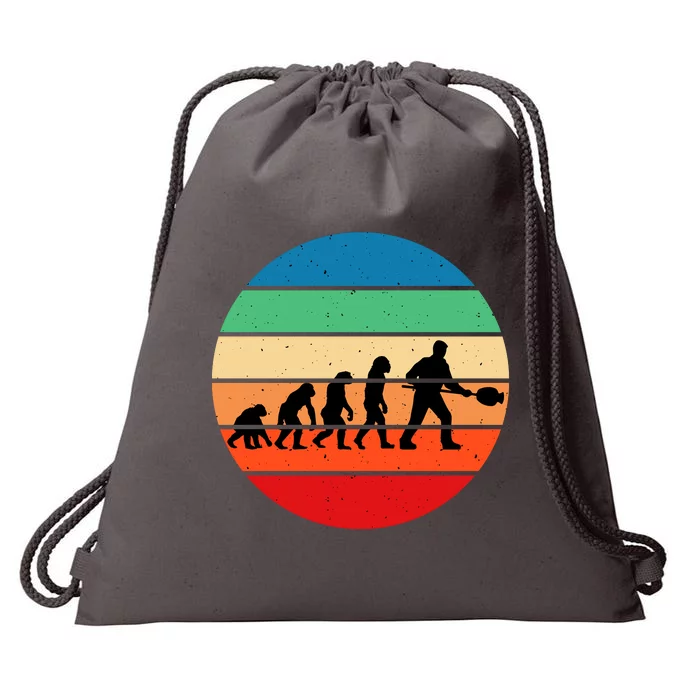 Glass Blowing Evolution Retro Drawstring Bag