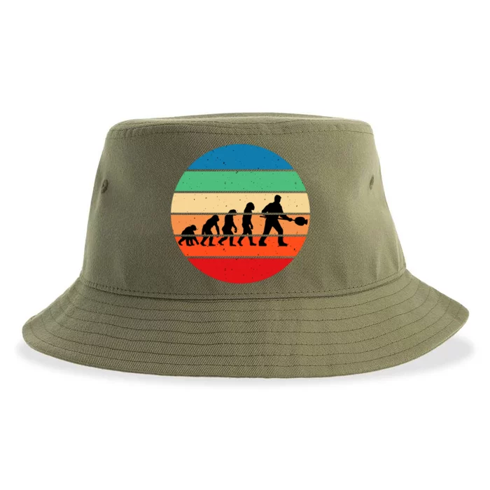 Glass Blowing Evolution Retro Sustainable Bucket Hat