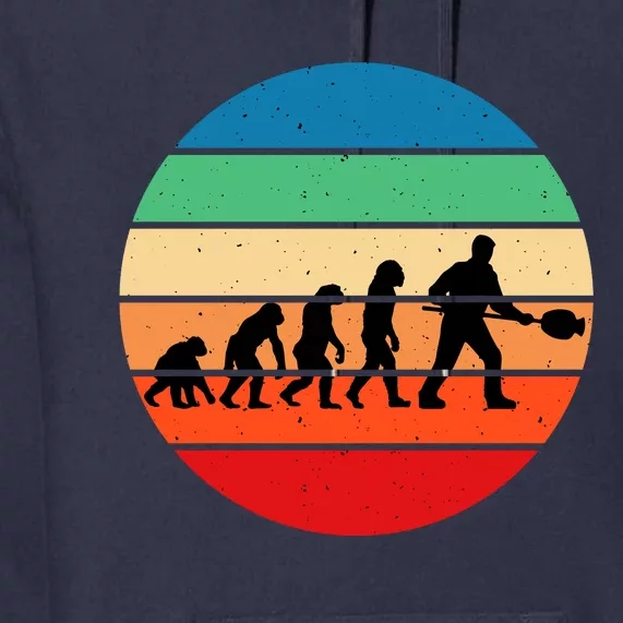 Glass Blowing Evolution Retro Premium Hoodie