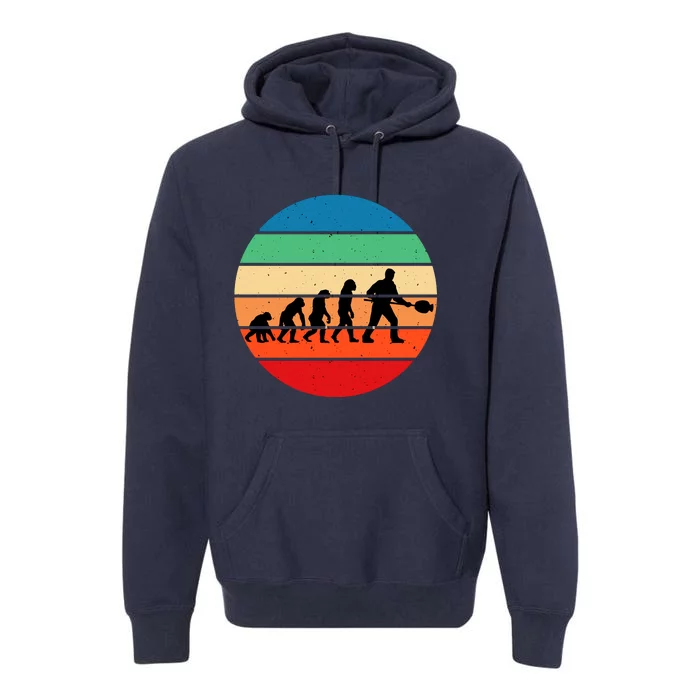 Glass Blowing Evolution Retro Premium Hoodie