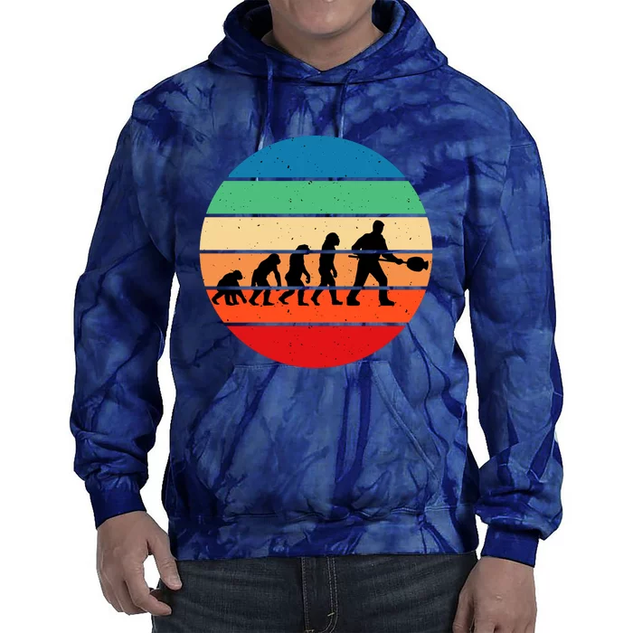 Glass Blowing Evolution Retro Tie Dye Hoodie