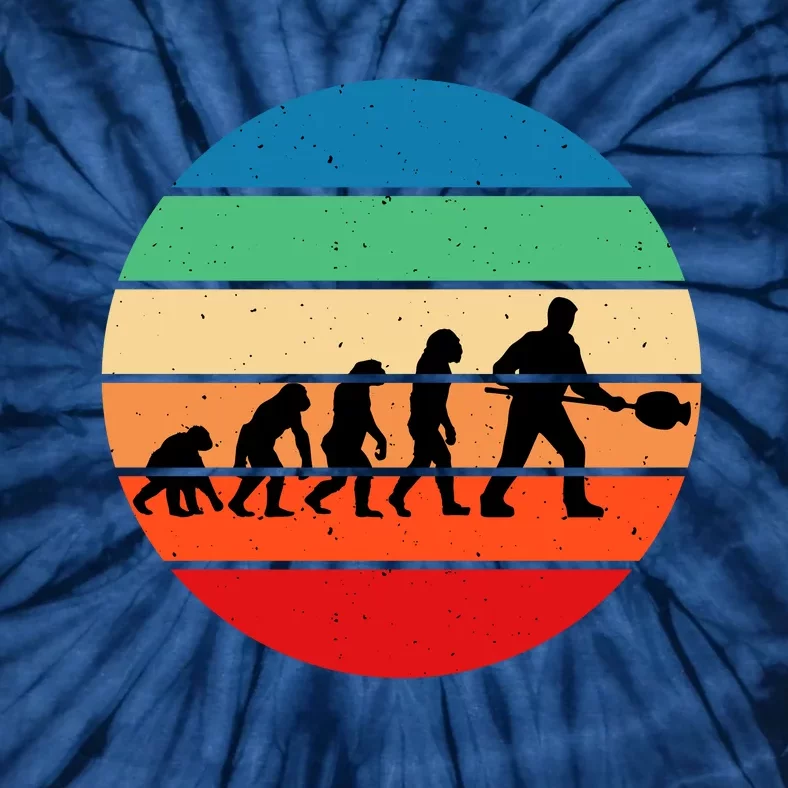 Glass Blowing Evolution Retro Tie-Dye T-Shirt