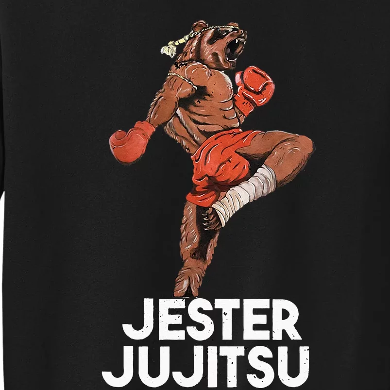 Grizzly Bear's Epic JiuJitsu MMAInspired Martial Arts Tee Tall Sweatshirt