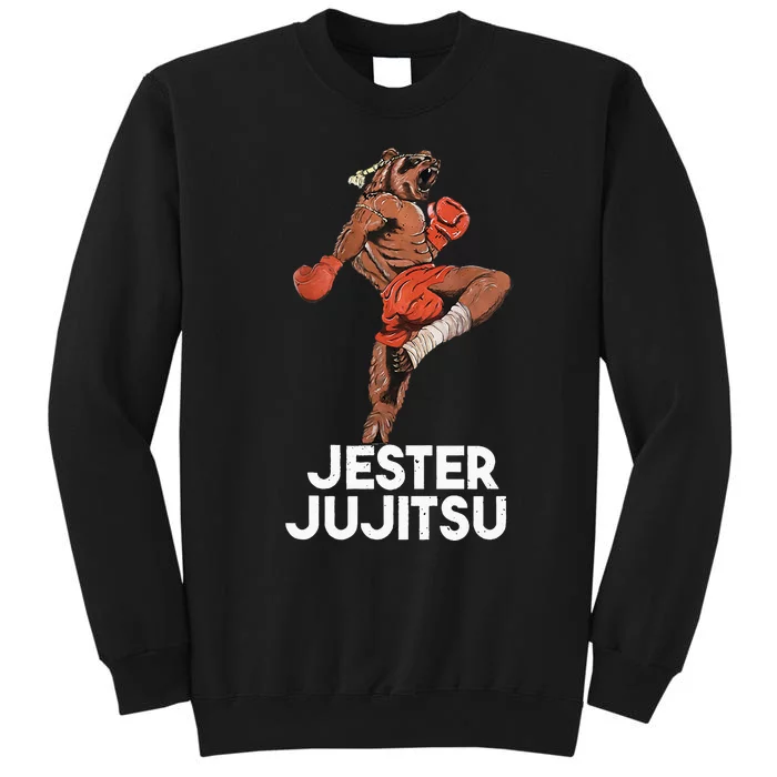 Grizzly Bear's Epic JiuJitsu MMAInspired Martial Arts Tee Tall Sweatshirt