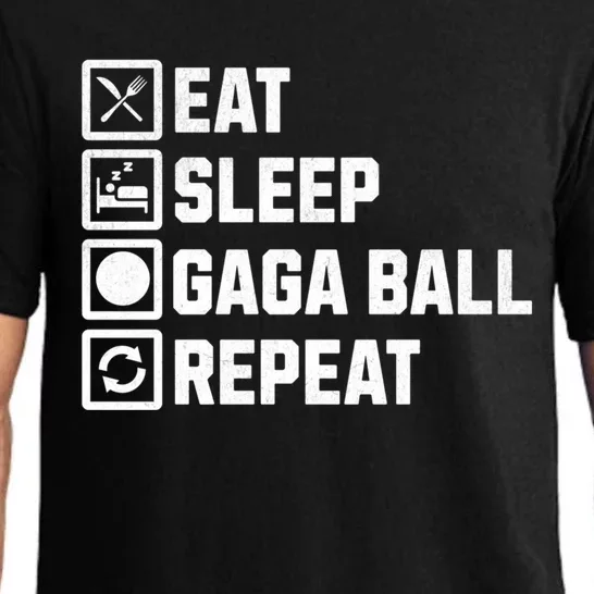 Gaga Ball Eat Sleep Repeat Funny Dodgeball Game Cool Gift Pajama Set