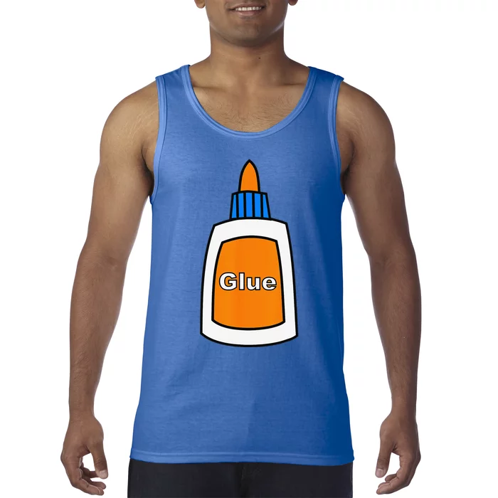 Glue Bottle Funny School Supply Halloween Costume Tank Top