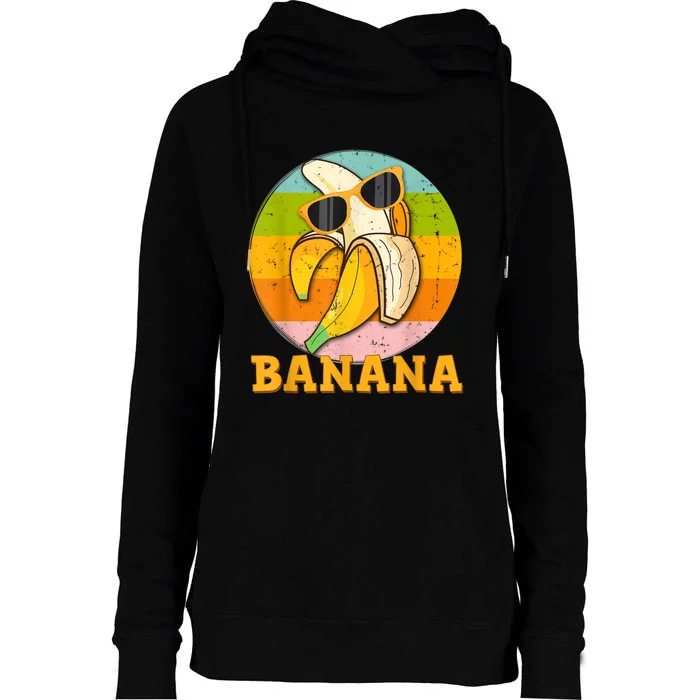 Greens Banana Flour Banana Splits Bowl Bananapops Bananapant Womens Funnel Neck Pullover Hood