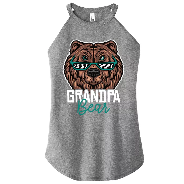 Grandpa Bear For Who Love The Animal Gift Women’s Perfect Tri Rocker Tank