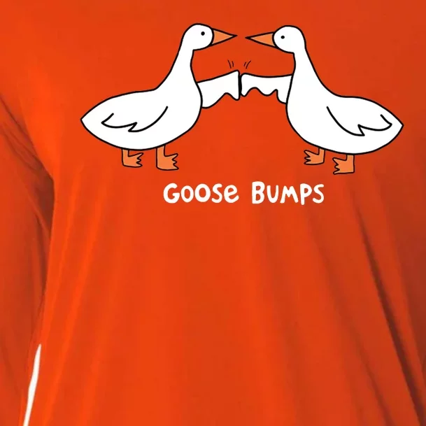 Goose Bumps Funny Cooling Performance Long Sleeve Crew