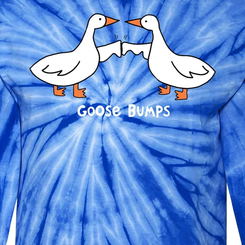 Goose Bumps Funny Tie-Dye Long Sleeve Shirt