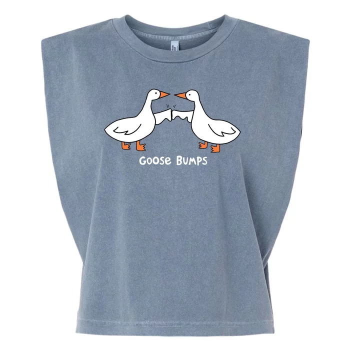 Goose Bumps Funny Garment-Dyed Women's Muscle Tee