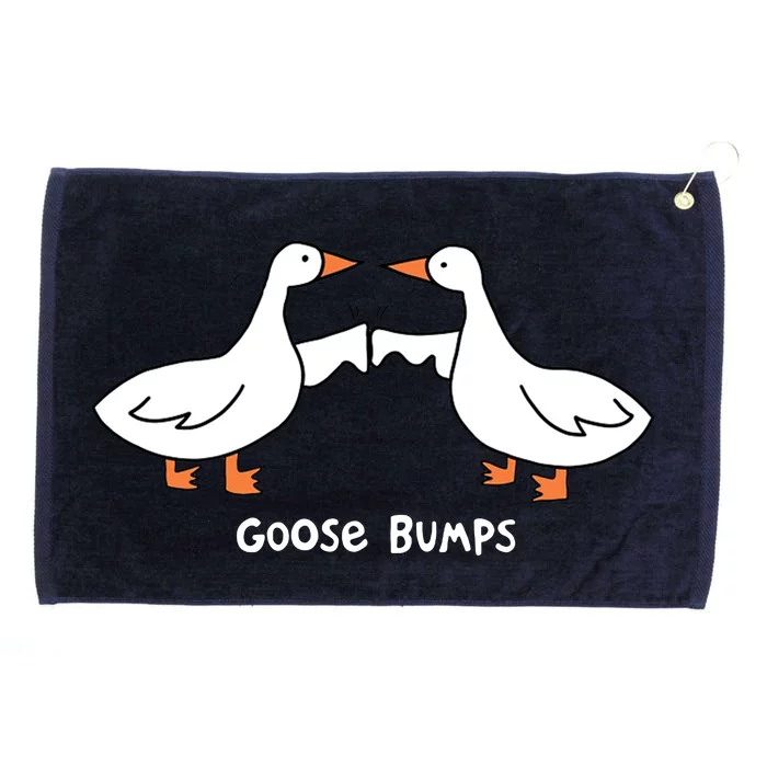 Goose Bumps Funny Grommeted Golf Towel