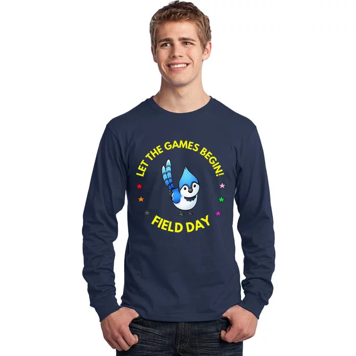 Games Begin Field Day Blue Jay Tall Long Sleeve T-Shirt