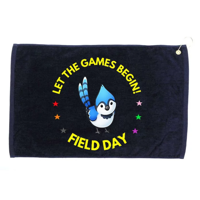 Games Begin Field Day Blue Jay Grommeted Golf Towel