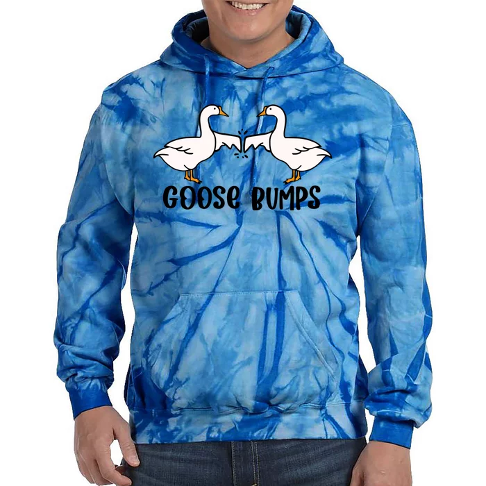 Goose Bumps Funny Tie Dye Hoodie