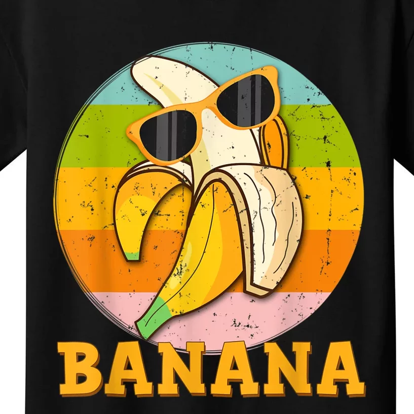 Greens Banana Flour Banana Splits Bowl Bananapops Bananapant Kids T-Shirt