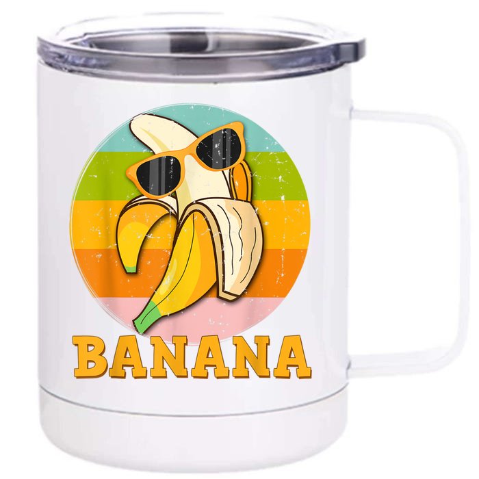 Greens Banana Flour Banana Splits Bowl Bananapops Bananapant Front & Back 12oz Stainless Steel Tumbler Cup