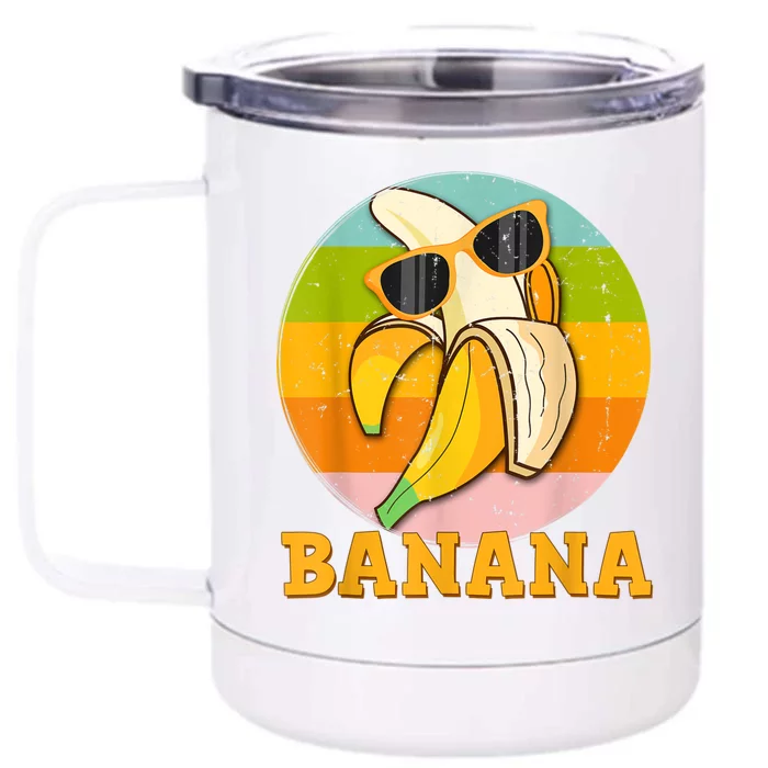 Greens Banana Flour Banana Splits Bowl Bananapops Bananapant Front & Back 12oz Stainless Steel Tumbler Cup