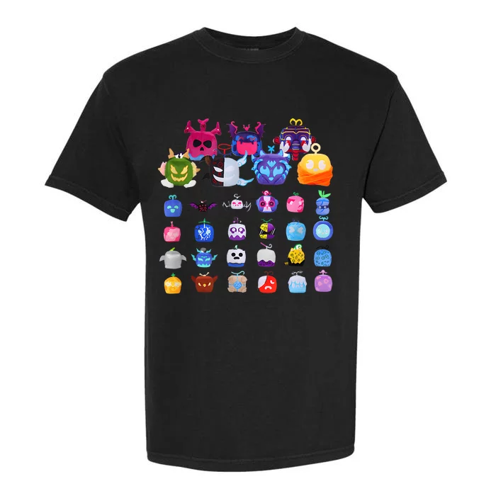 Game Blox Fruits Garment-Dyed Heavyweight T-Shirt