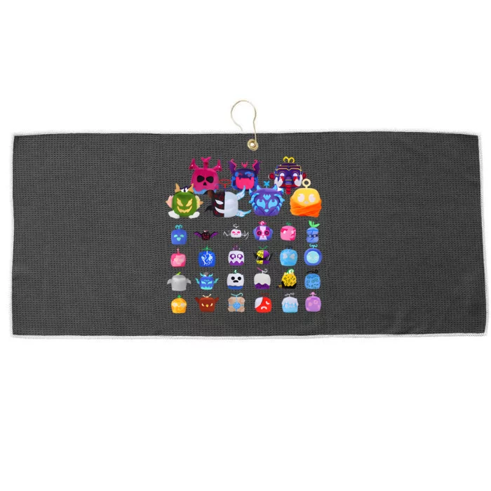 Game Blox Fruits Large Microfiber Waffle Golf Towel