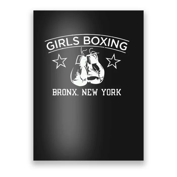 Girl Boxing Friends Rachel Green Retro Vintage Poster