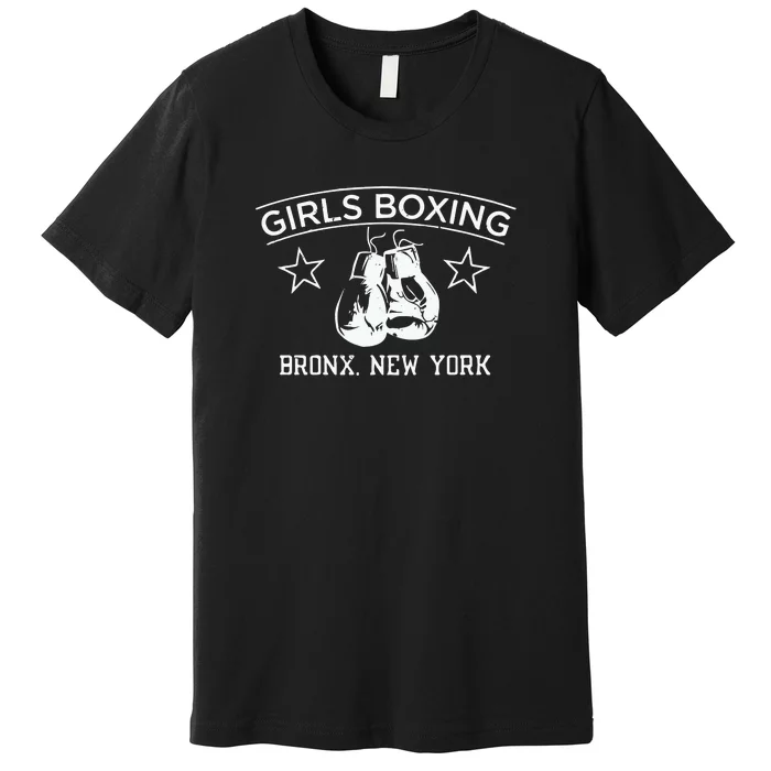 Girl Boxing Friends Rachel Green Retro Vintage Premium T-Shirt