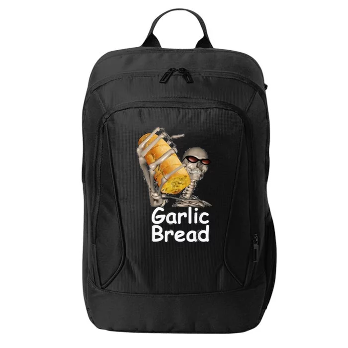 Garlic Bread Funny Skeleton City Backpack