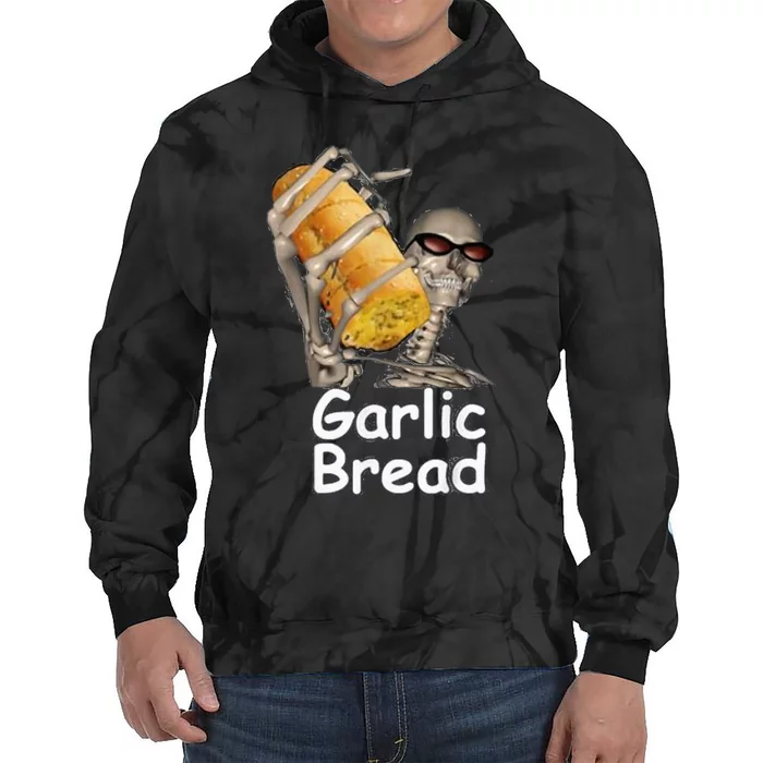 Garlic Bread Funny Skeleton Tie Dye Hoodie