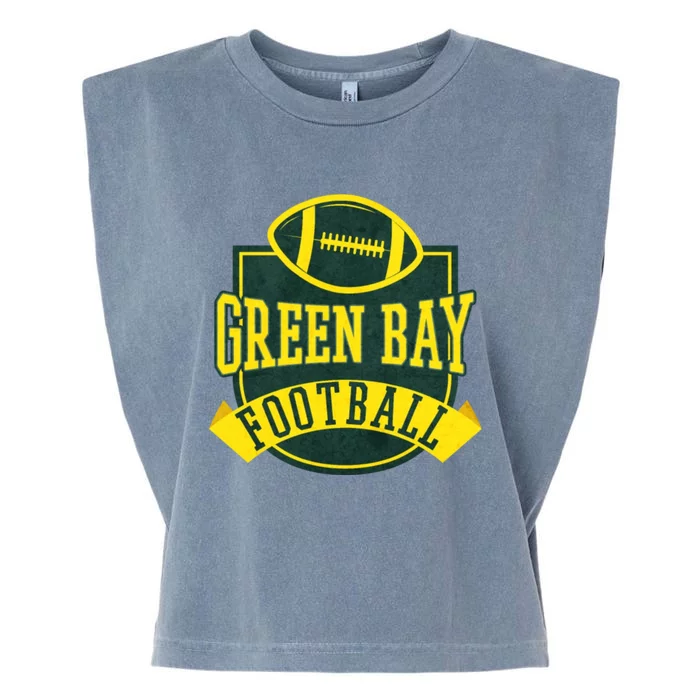 Green Bay Football Garment-Dyed Women's Muscle Tee