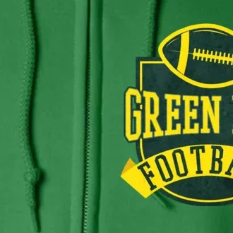 Green Bay Football Full Zip Hoodie